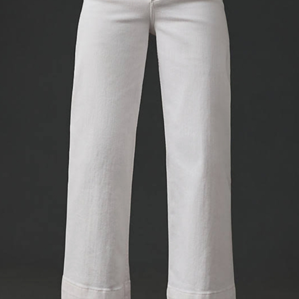 ANTROPOLOGIE Cropped wide leg jeans